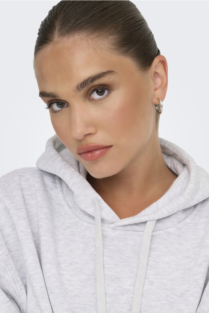 ONLBEST LIFE L/S HOOD SWT NOOS 15338730 Light Grey Melange
